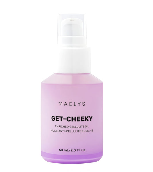 MAELYS Cosmetics GET-CHEEKYEnriched Cellulite Oil -Shea Butter &Vitamin E Target the Look of Fatty Skin& Reduce The Appearance Of Cellulite