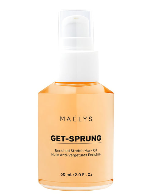 MAELYS Cosmetics GET-SPRUNGEnriched Stretch Mark Oil - Body Oil forStretch Marks-Fades Appearance &Reduces Visible Intensity